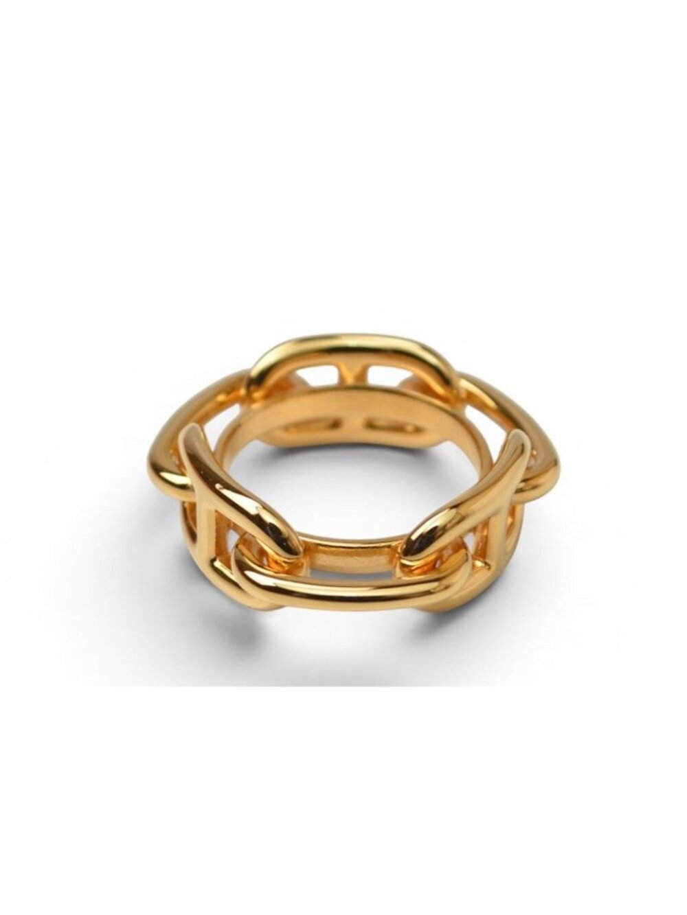 Hermes Scarf Ring Holder Chaine D'ancre Gold